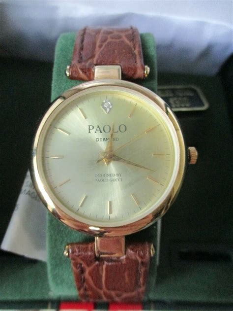 watches designed by paolo gucci|paolo designed by Gucci watch.